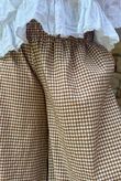 Arbi Gingham Palazzo Pant Hazelnut
